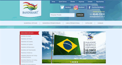 Desktop Screenshot of banderart.com.br