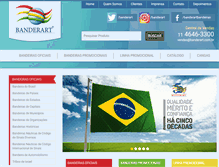 Tablet Screenshot of banderart.com.br